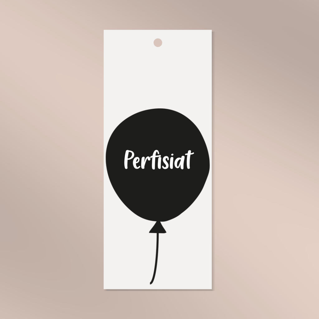 Cadeaulabel Perfisiat!