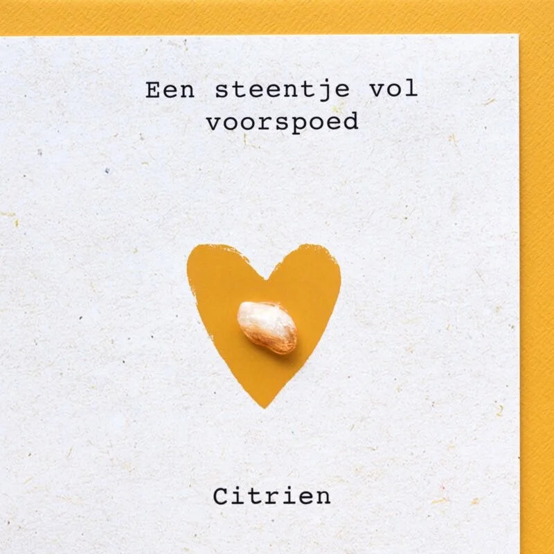 Een steentje vol voorspoed (Citrien)