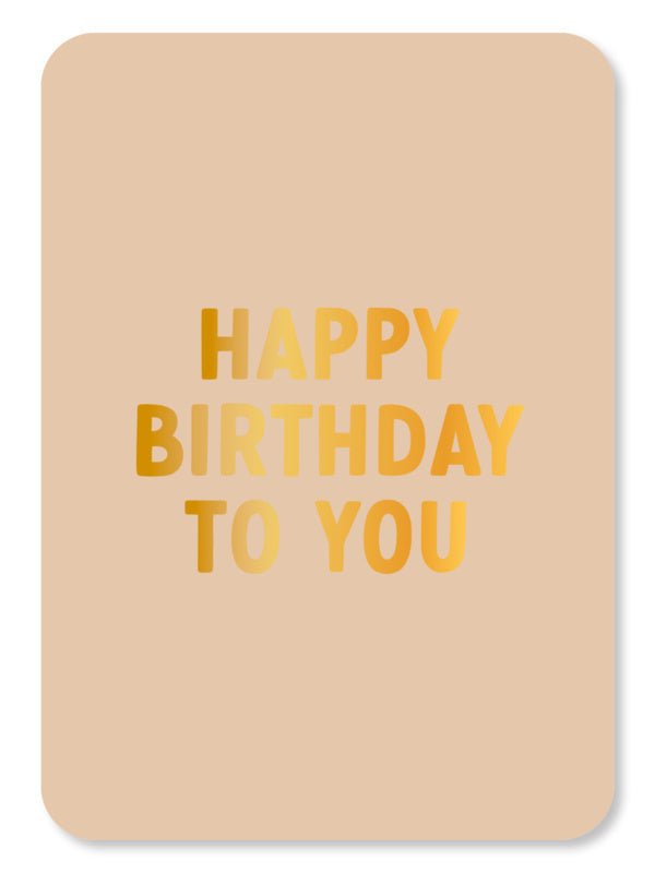 Happy birthday to you (zand)
