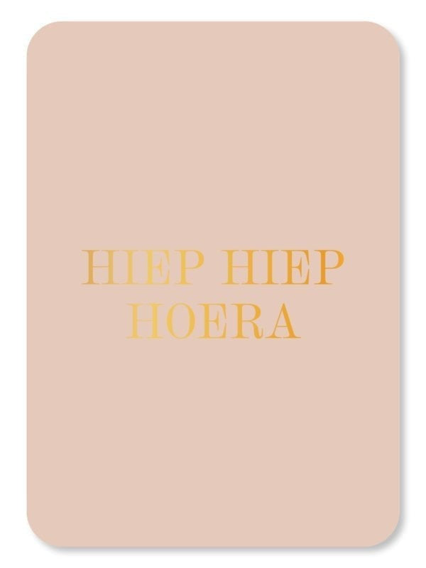 Hiep hiep hoera