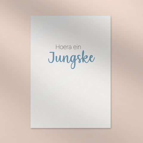 Hoera ein jungske