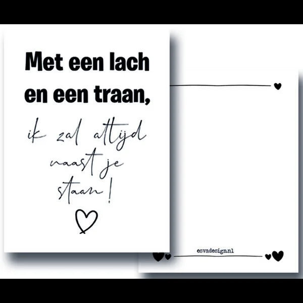 Met een lach en een traan