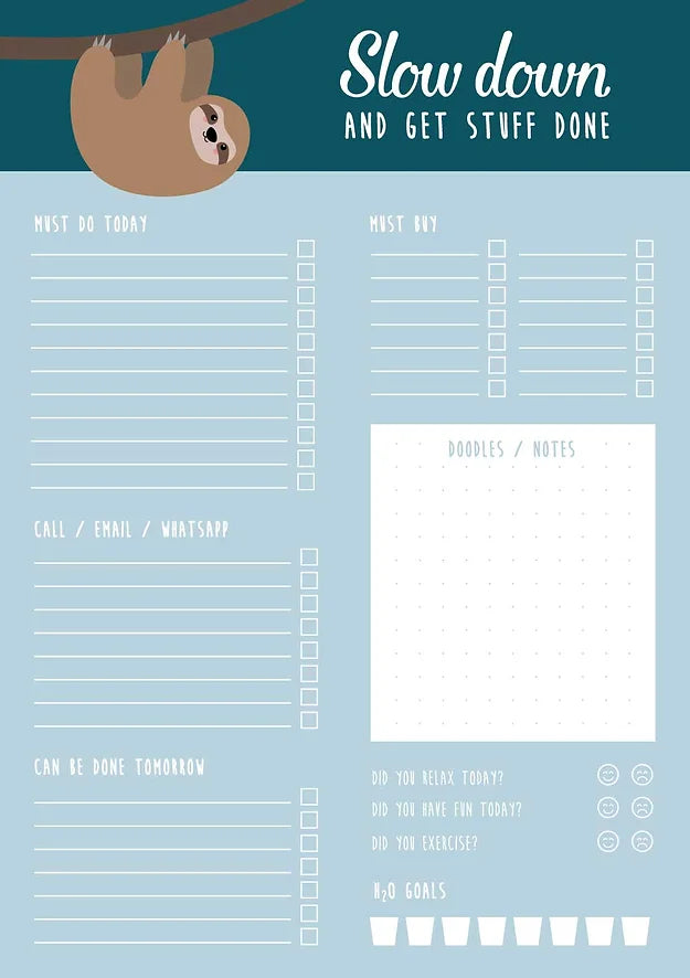 Slow down and get stuff done