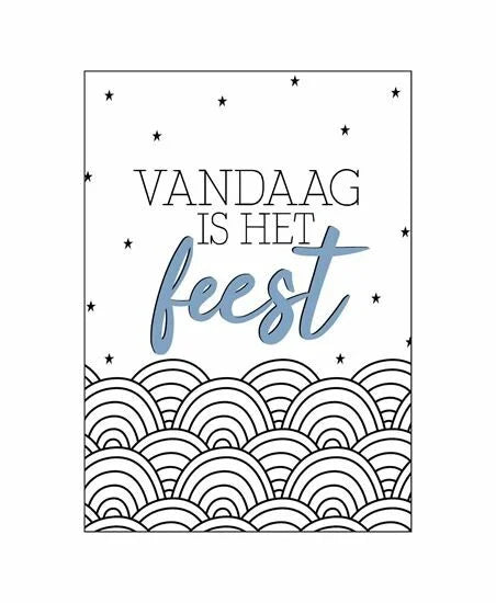 Vandaag is het feest