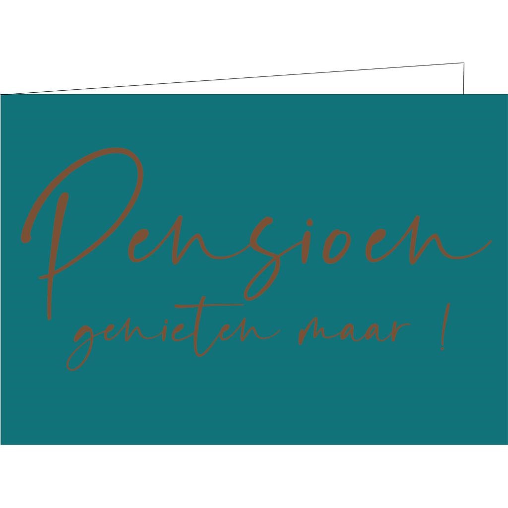 Pensioen genieten maar!