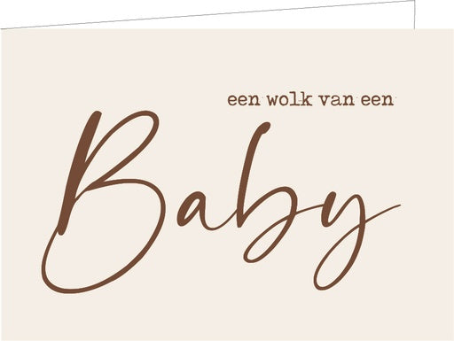 Een wolk van een baby