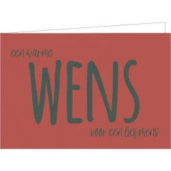 Een warme wens voor een lief mens