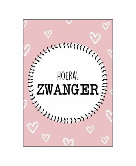 Hoera! Zwanger