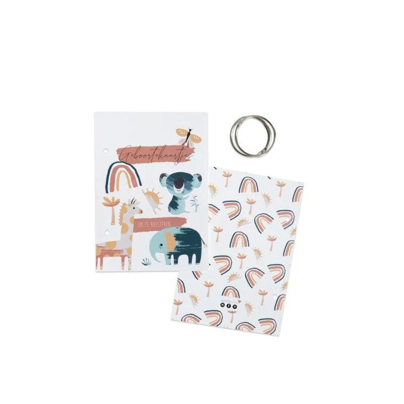 Bewaarbundel geboortekaartjes (Dieren)