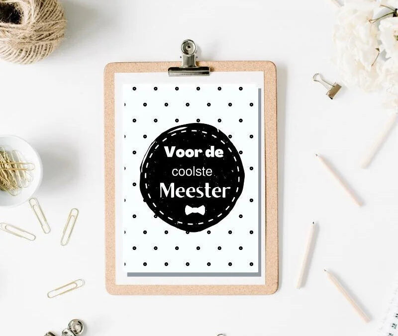 Voor de coolste meester