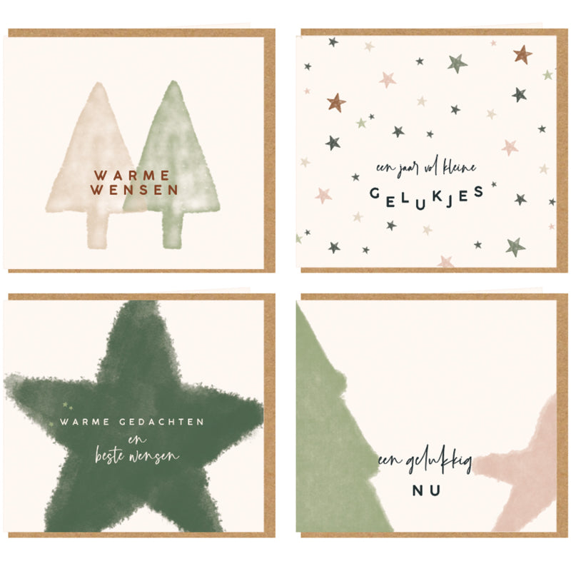 Kerstkaartenbox (8 stuks)