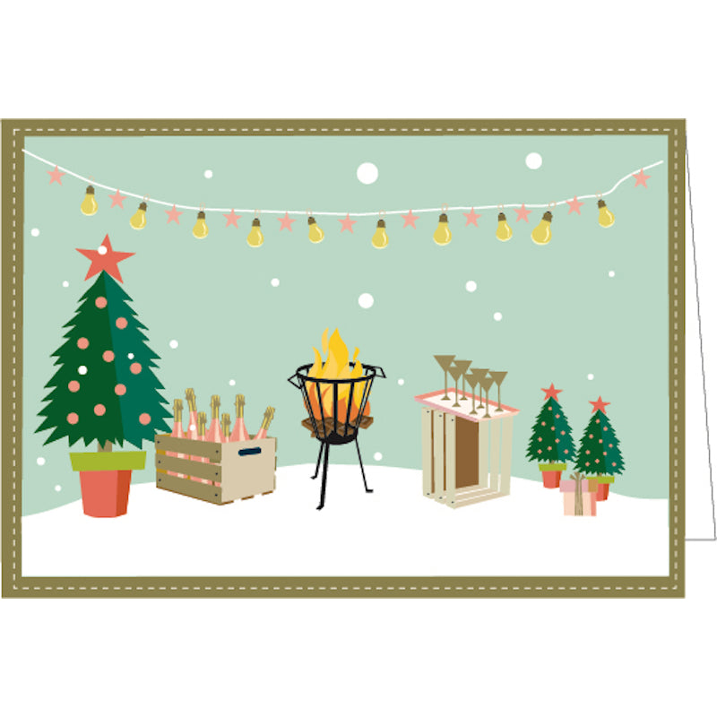 Wintertafereel (5 stuks)