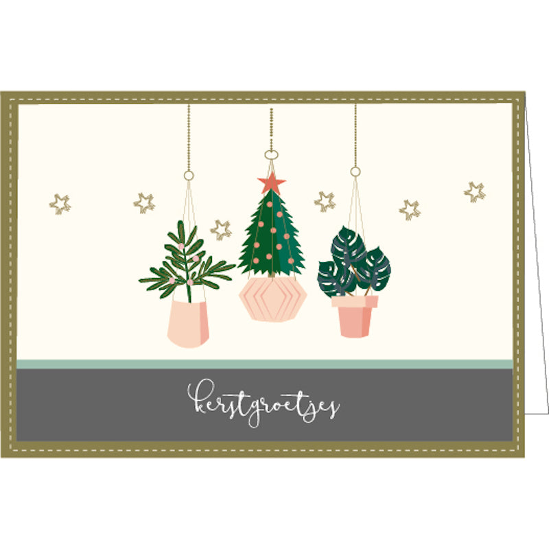 Kerstgroetjes (5 stuks)