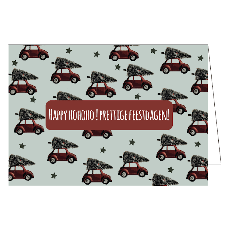 Happy hohoho! Prettige feestdagen! (5 stuks)
