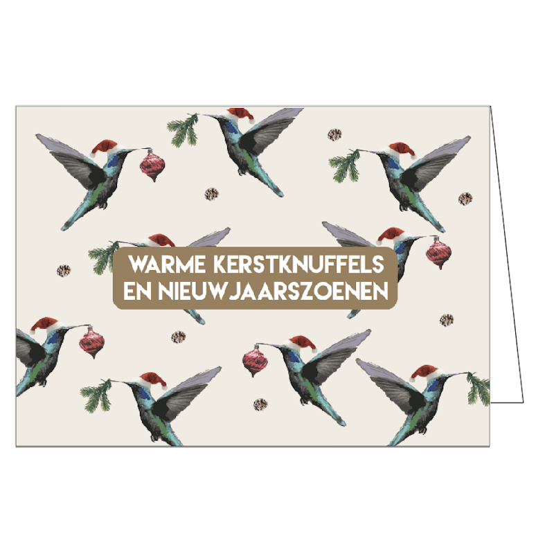 Warme kerstknuffels en nieuwjaarszoenen (5 stuks)