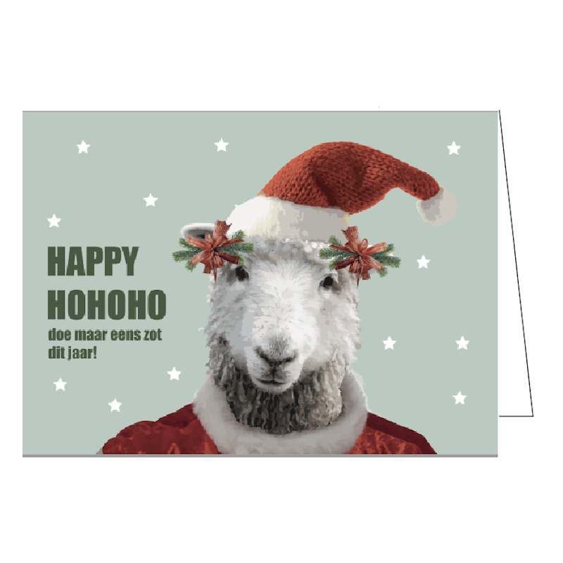 Happy hohoho - doe maar eens zot dit jaar! (5 stuks)