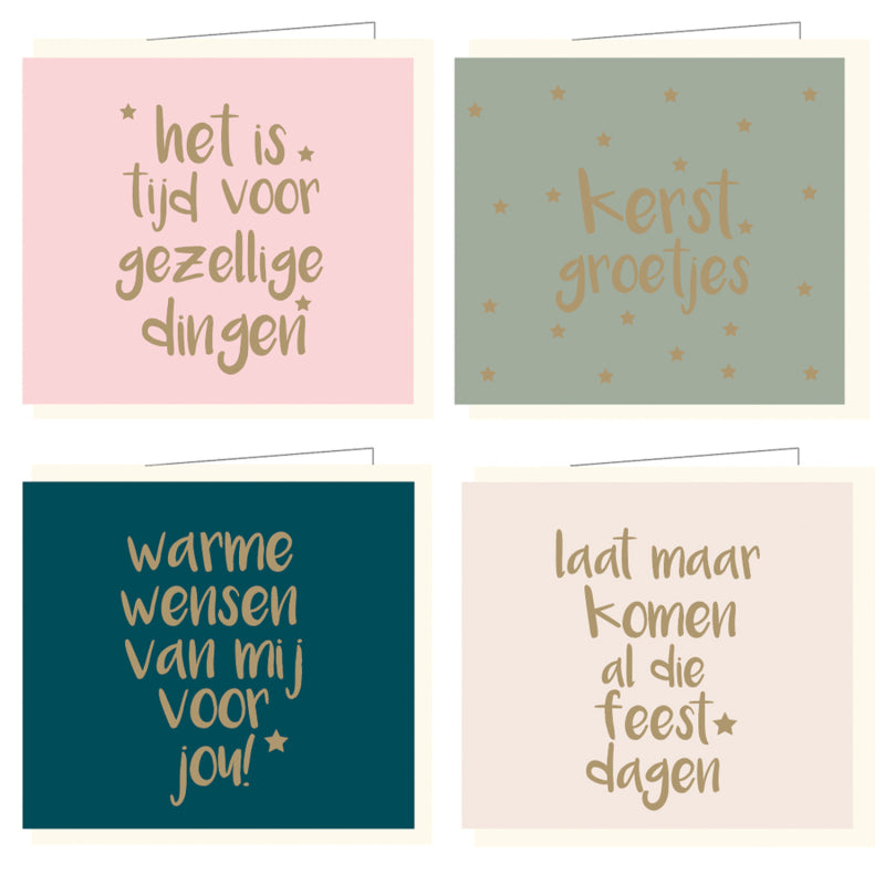 Kerstkaartenbox (8 stuks)