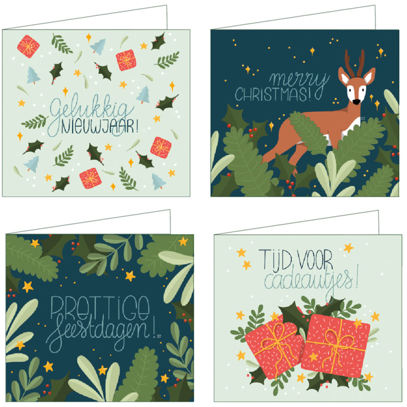 Kerstkaartenbox (8 stuks)