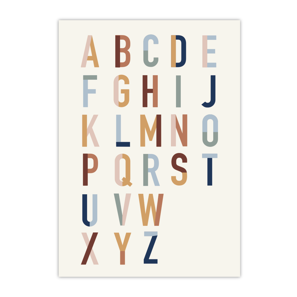Poster A4 - ABC (2 varianten)