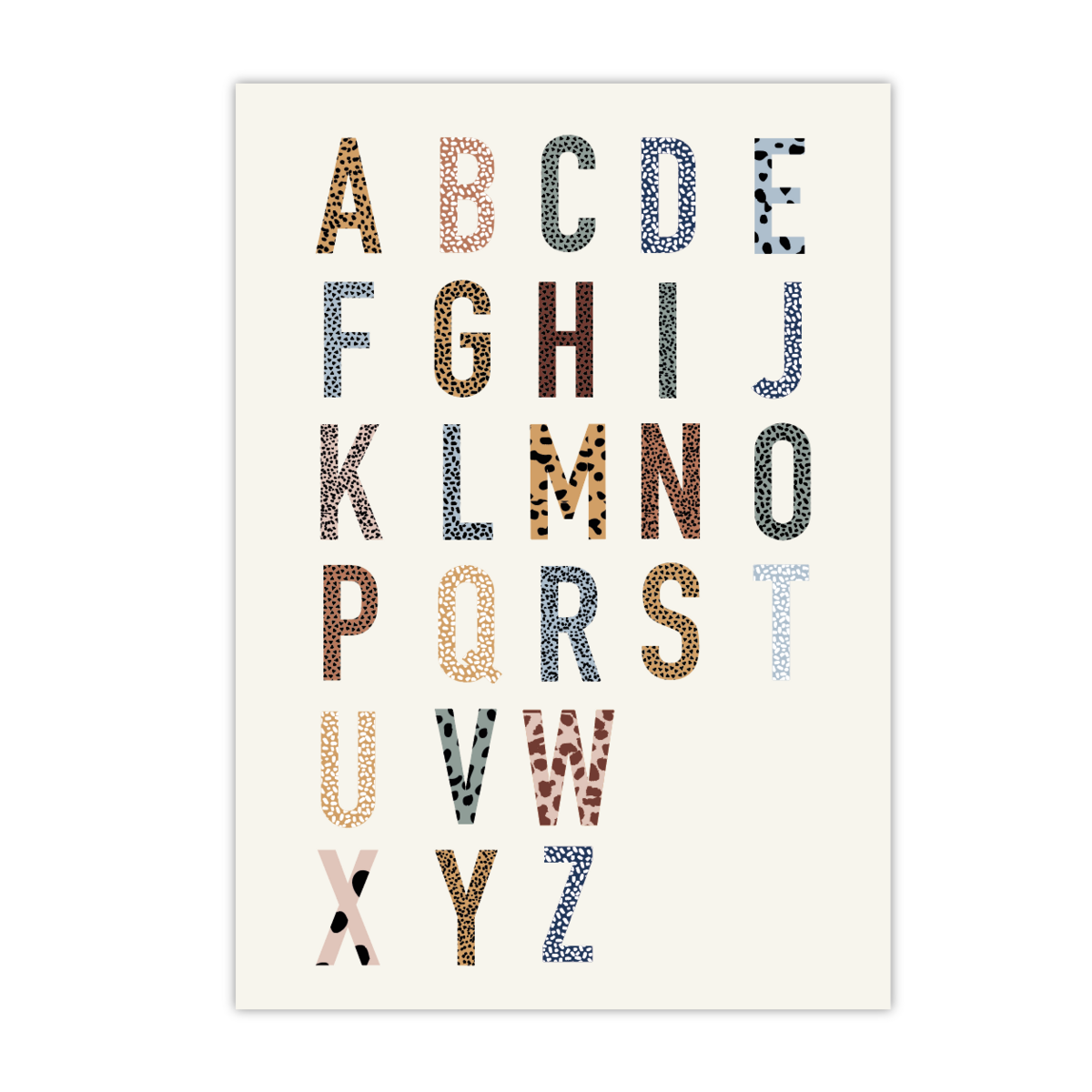 Poster A4 - ABC (2 varianten)