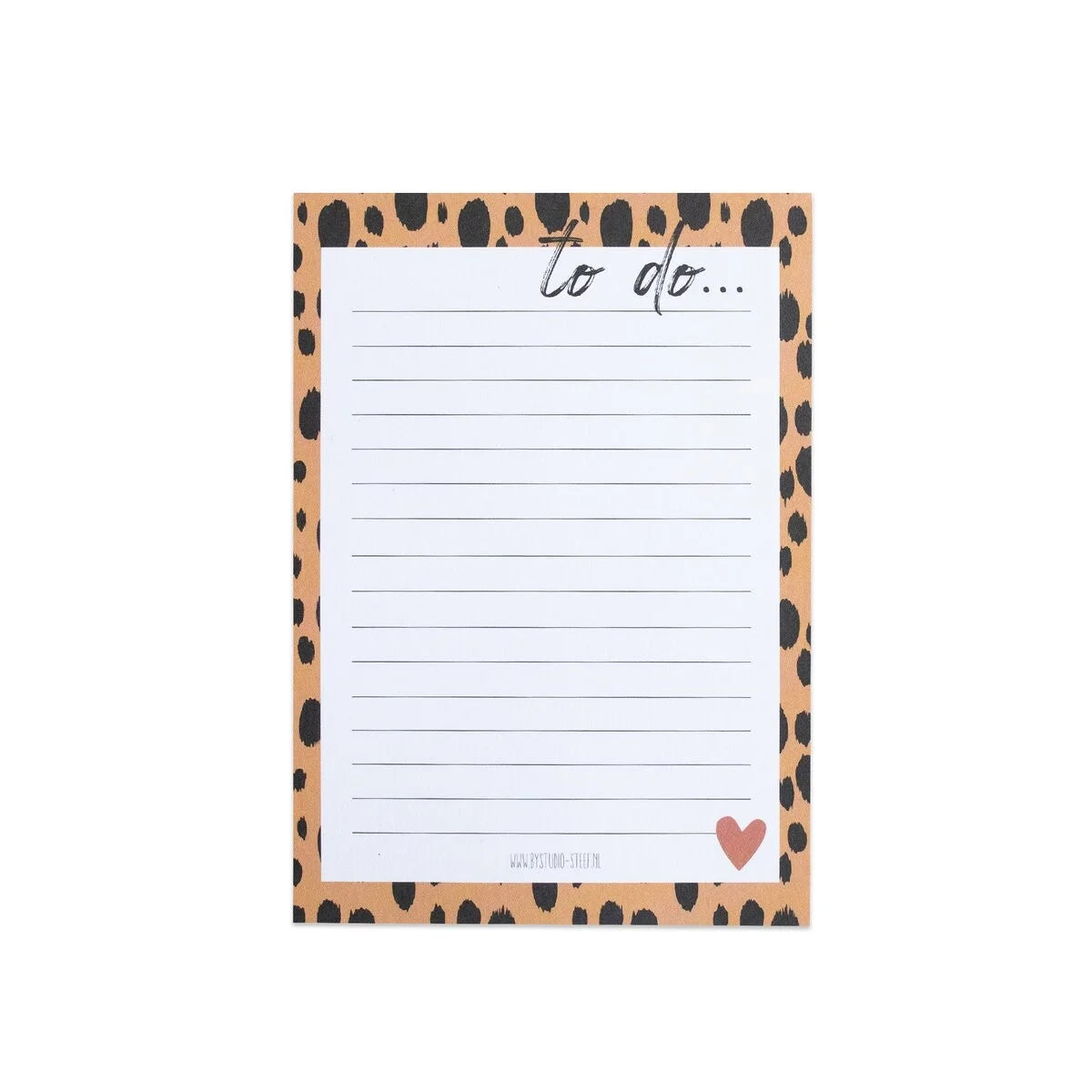 Notitieblokje (A6) — To do