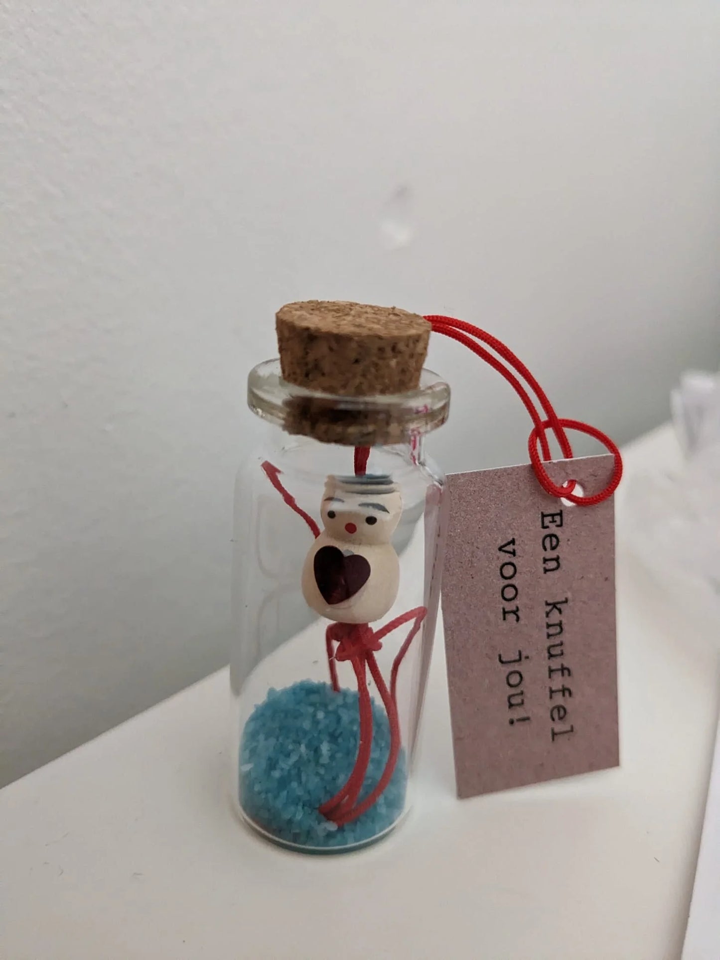 Geluksflesje Een knuffel voor jou