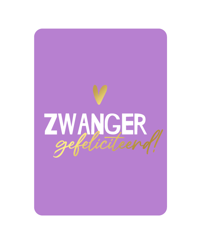 Zwanger gefeliciteerd