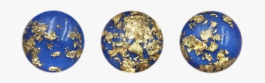 Kaartpin Blue Gold Foil