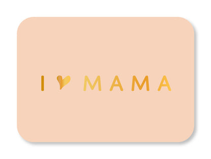 Minikaart I love Mama