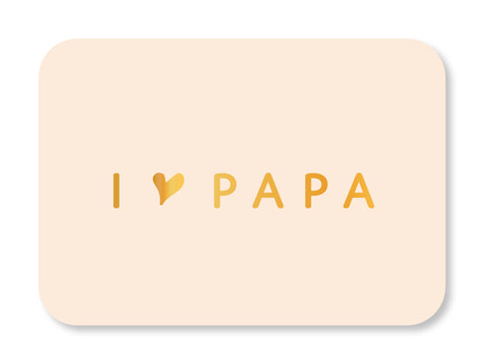 Minikaart I love Papa