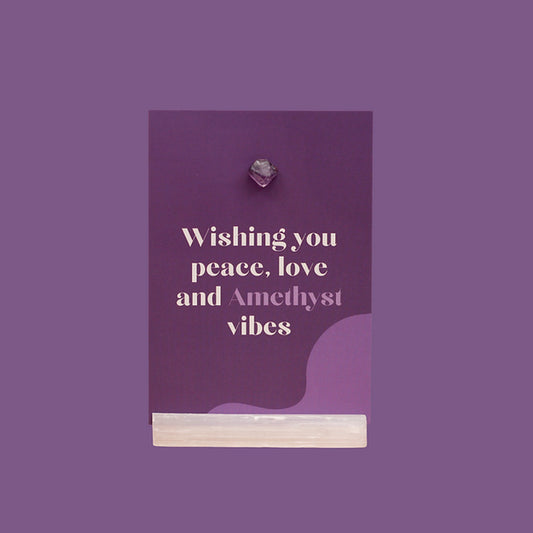 Wishing you peace, love and Amethyst vibes