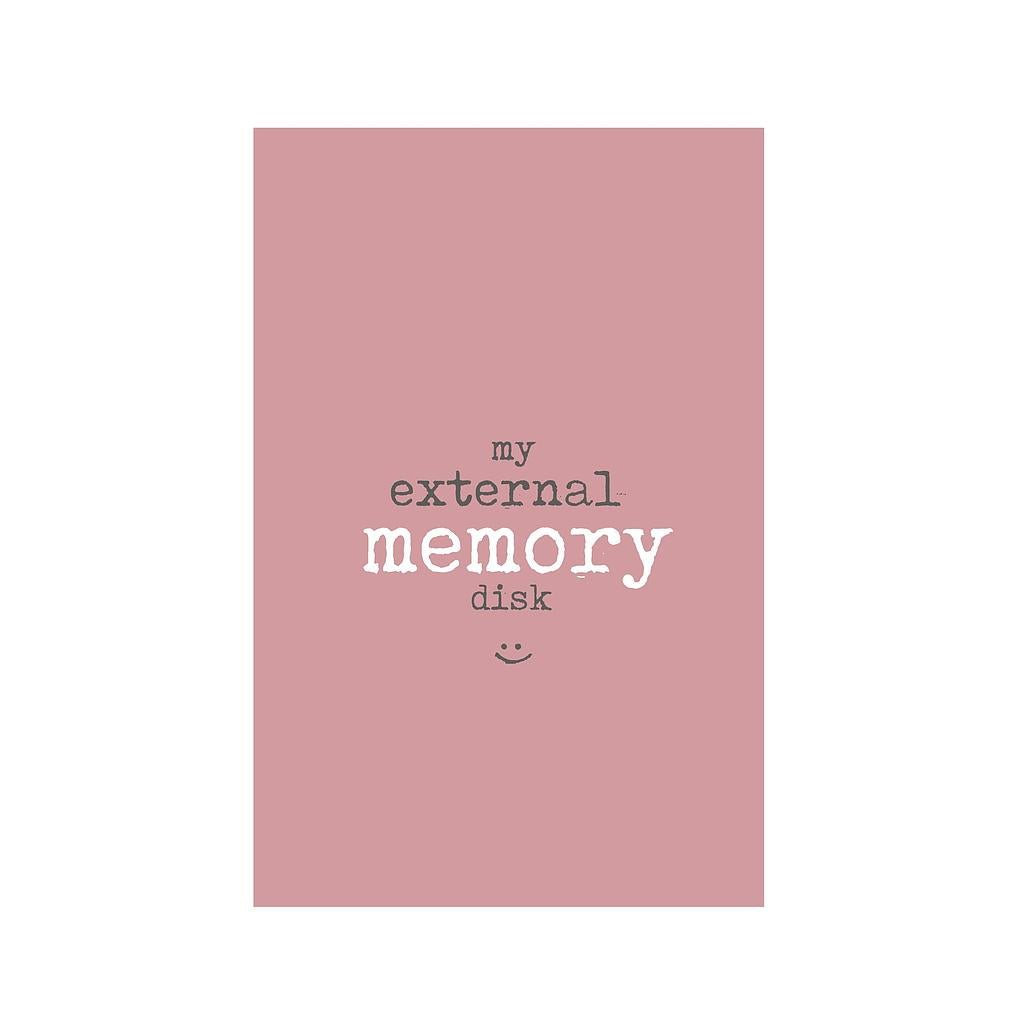 Notepads — External memory disk