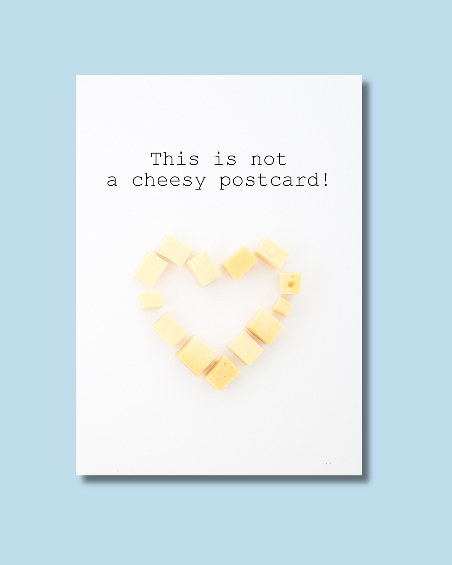 This is not a cheesy postcard