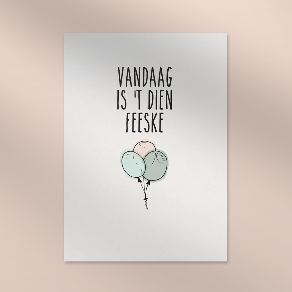 Vandaag is 't dien feeske