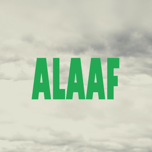 Raamsticker Alaaf (rood)