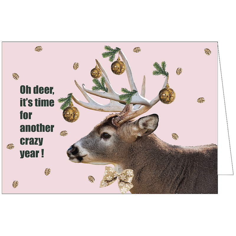 Oh deer, it's time for another crazy year! (5 stuks)