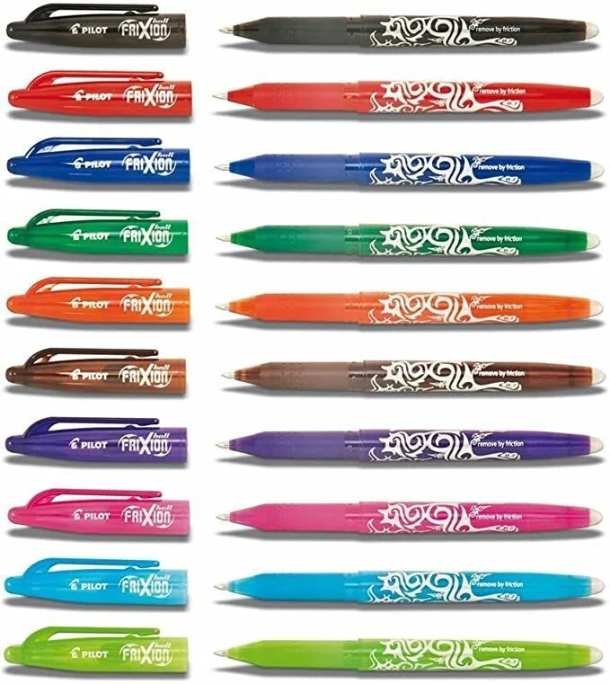 Frixion Rollerball pennen (uitwisbaar + navulbaar)